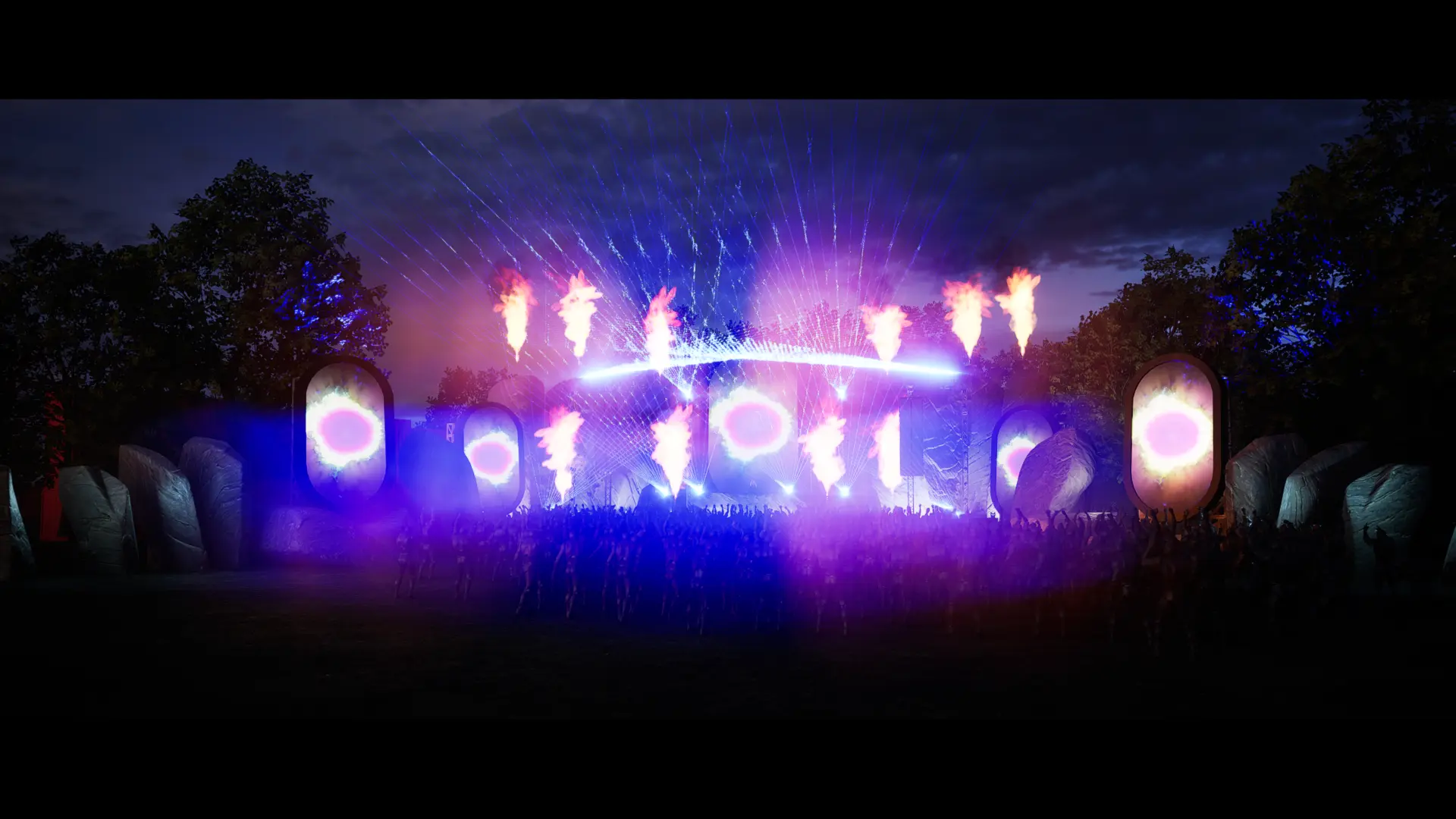 Festival mainstage visuals — Electric Zoo