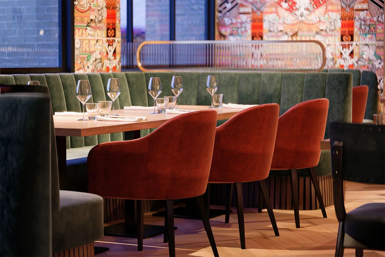 Restaurant 3D visualisatie — Midtown Grill Amsterdam