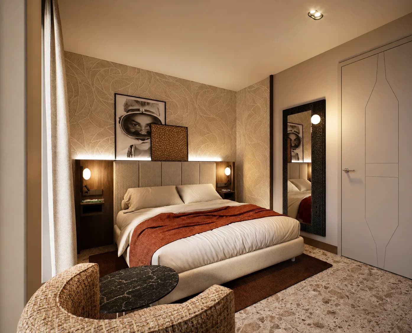 Appartement interieur visualisatie nieuwbouw — Bloem