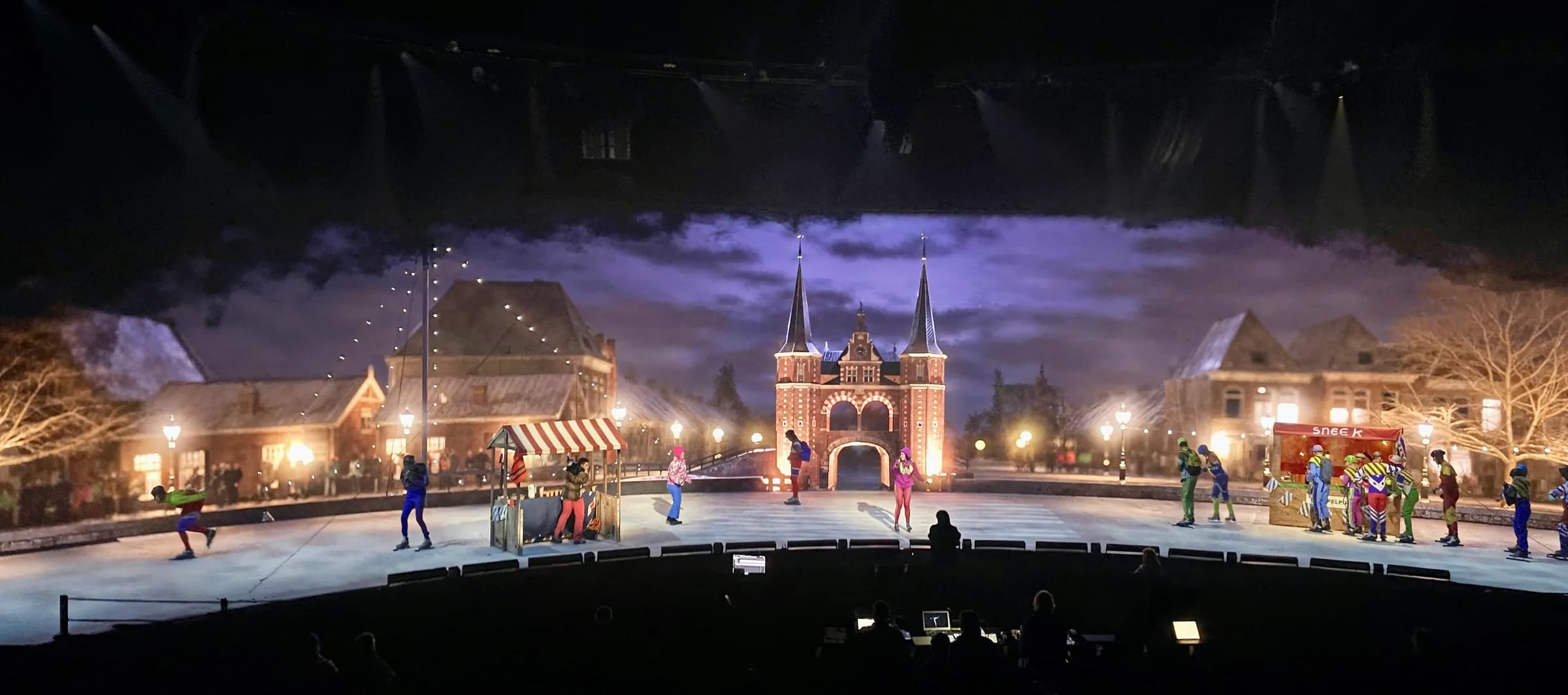 Stage visuals voor een grote theaterproductie